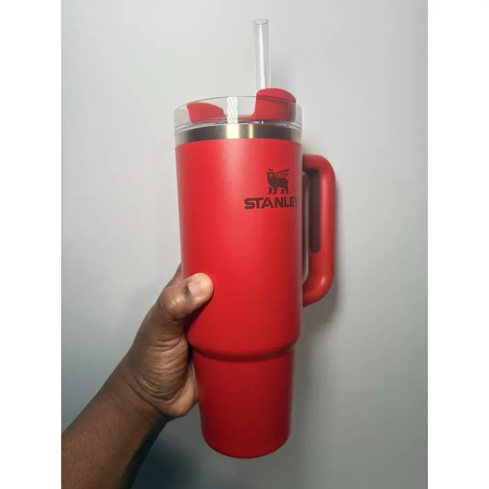 Stanley X Starbucks China Limited Edition RED LAVA 30oz Quencher Tumbler NWT - Picture 3 of 6
